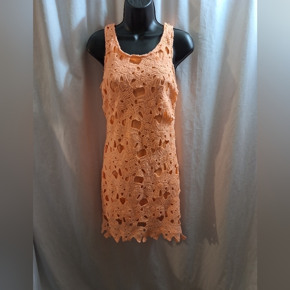 Japan peach colored dress medium